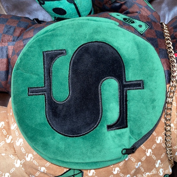 Sprayground plush velvet money teddy bear backpack - Picture 6 of 11